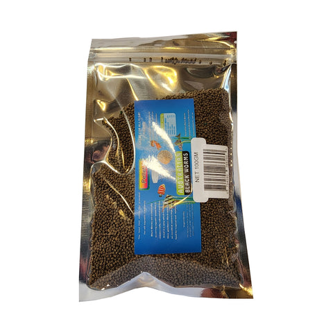 Original Freeze Dried Blackworms - Pellets- 100g Bag