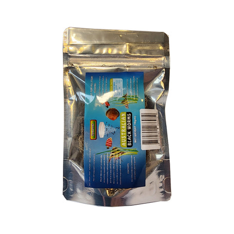 **UNAVAILABLE -Freeze Dried Blackworms with Spinach - Cubed - 10g Bag